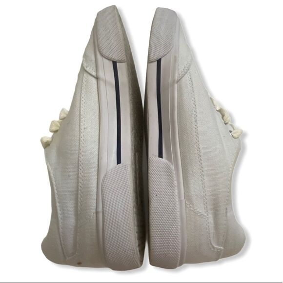 DISNEY Mickey Mouse White Canvas Lace Up Sneakers - Picture 7 of 12